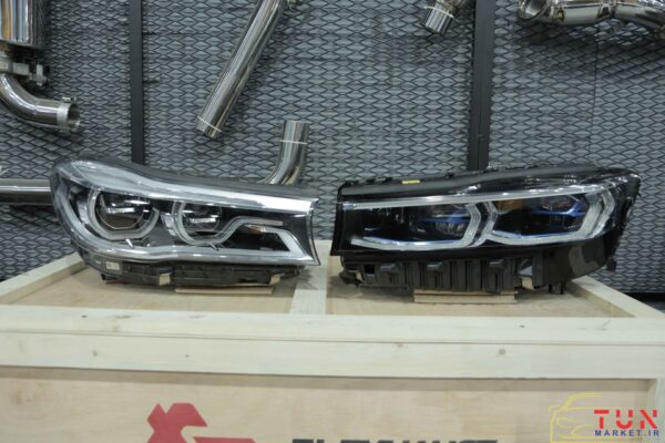 چراغ جلو فیس لیفت 730 چراغ قدیم و جدید730